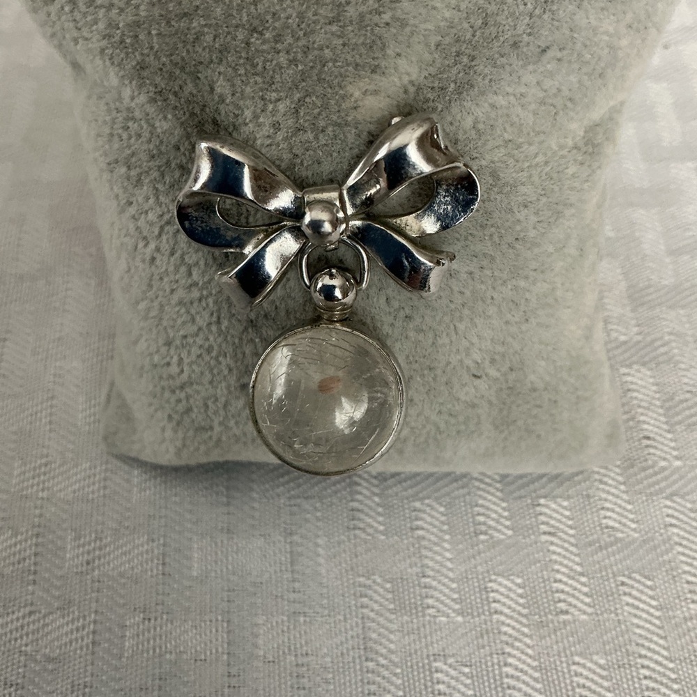 Coro Vintage Mustard Seed Lucite Pin